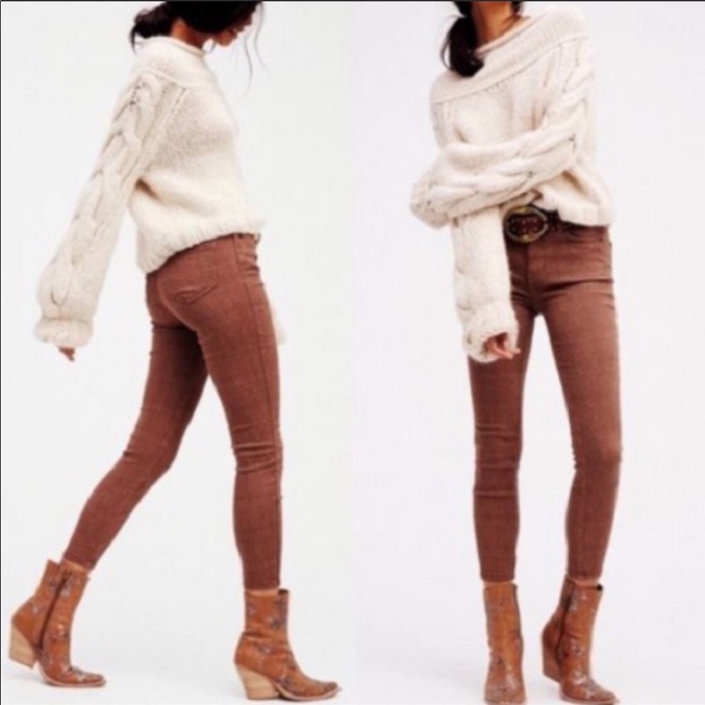 free people isabel jacquard peyton pants